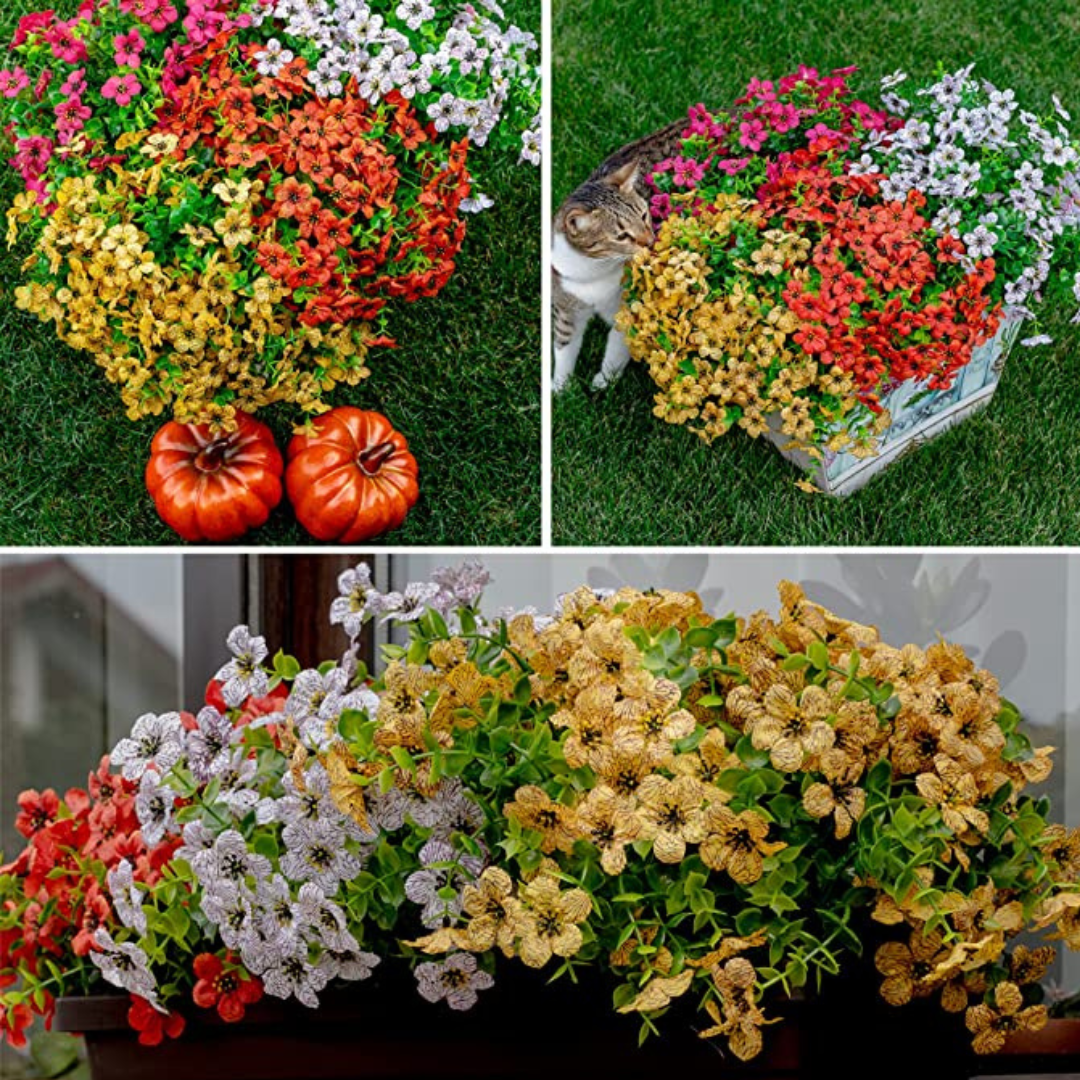 Globetrek° ArtificialFlowers 1+1 FREE: Outdoor and Indoor Artificial Flower Plants