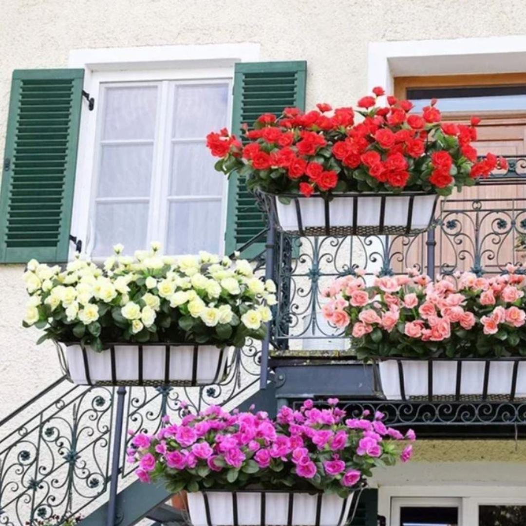 Globetrek° ArtificialFlowers 1+1 FREE: Outdoor and Indoor Artificial Flower Plants