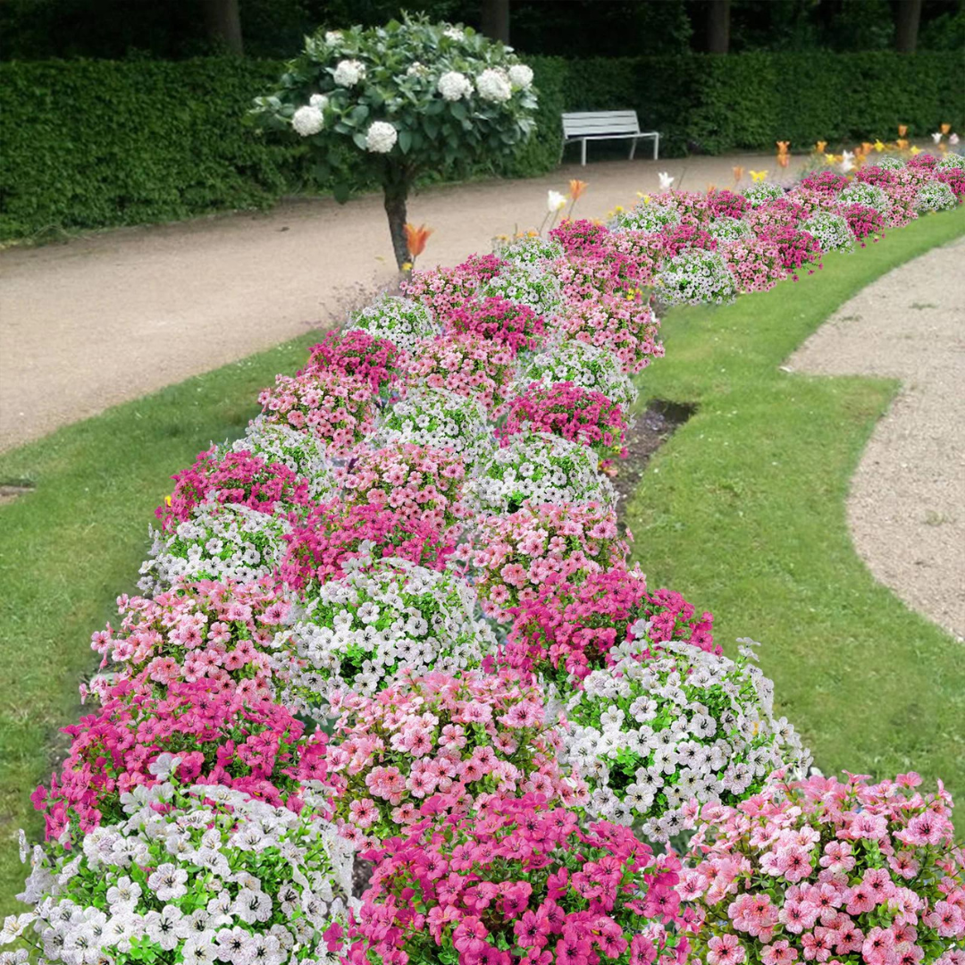 Globetrek° ArtificialFlowers 1+1 FREE: Outdoor and Indoor Artificial Flower Plants