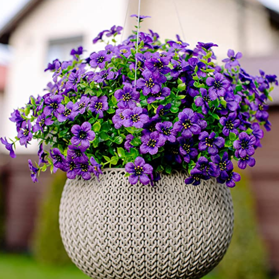 Globetrek° ArtificialFlowers 1+1 FREE: Outdoor and Indoor Artificial Flower Plants