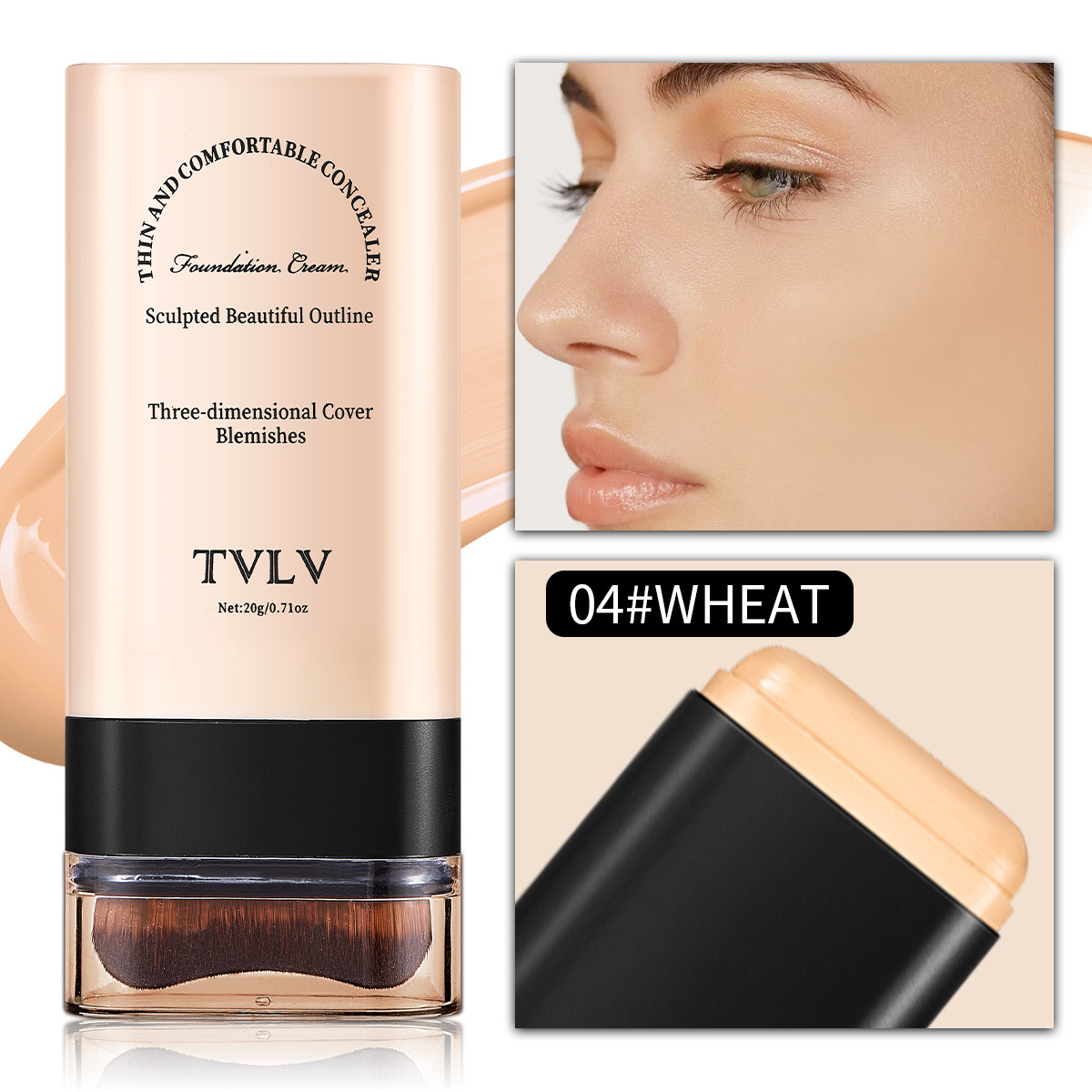 FoundationStick 1+1 FREE: Smooth Natural Coverage Foundation Stick On the Go
