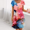 Icone™ SpringDress: Women's Spring Floral Cascade Elegant Dress
