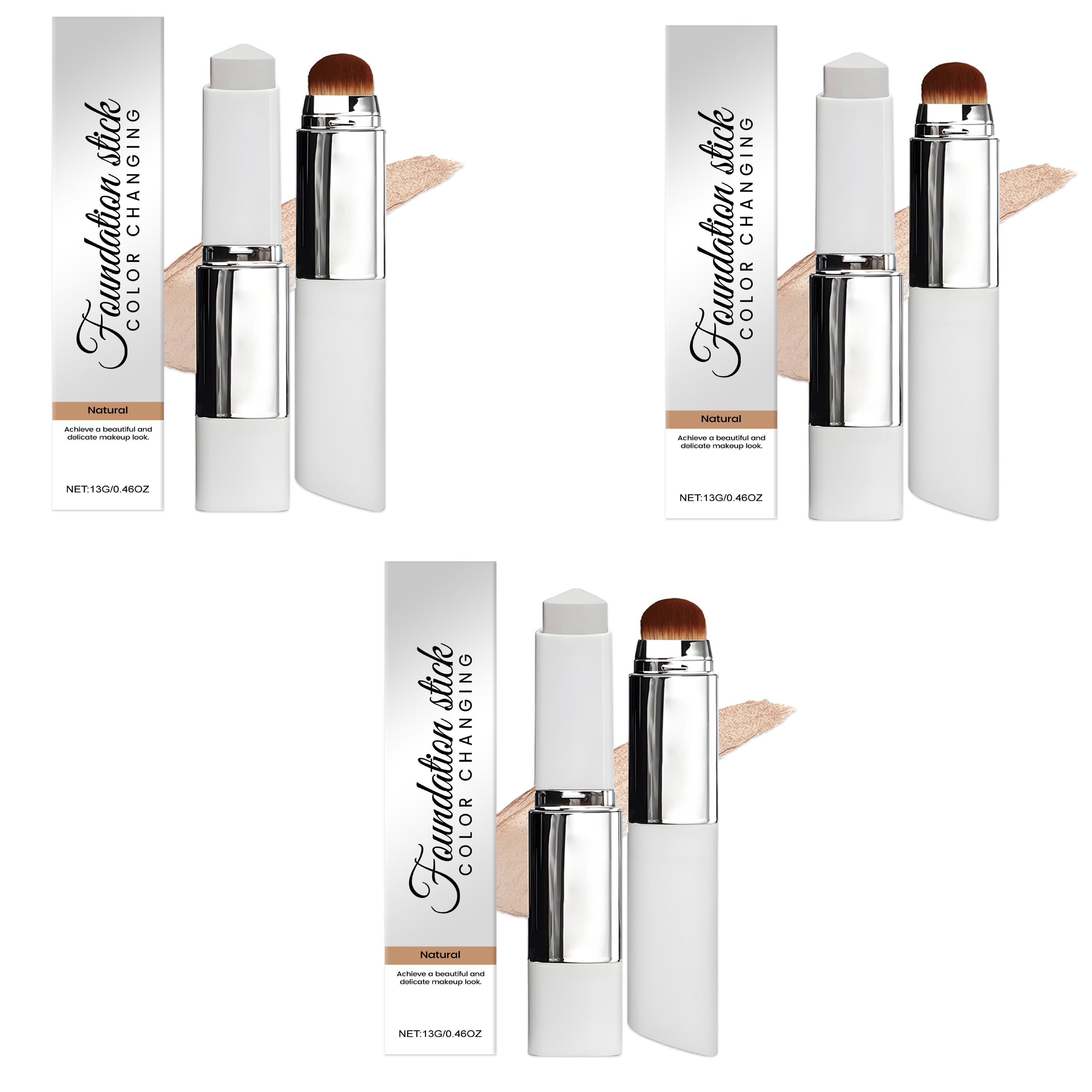 CompactFoundation: Compact Color Changing Full Coverage Foundation Cream Stick
