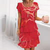 Icone™ SpringDress: Women's Spring Floral Cascade Elegant Dress