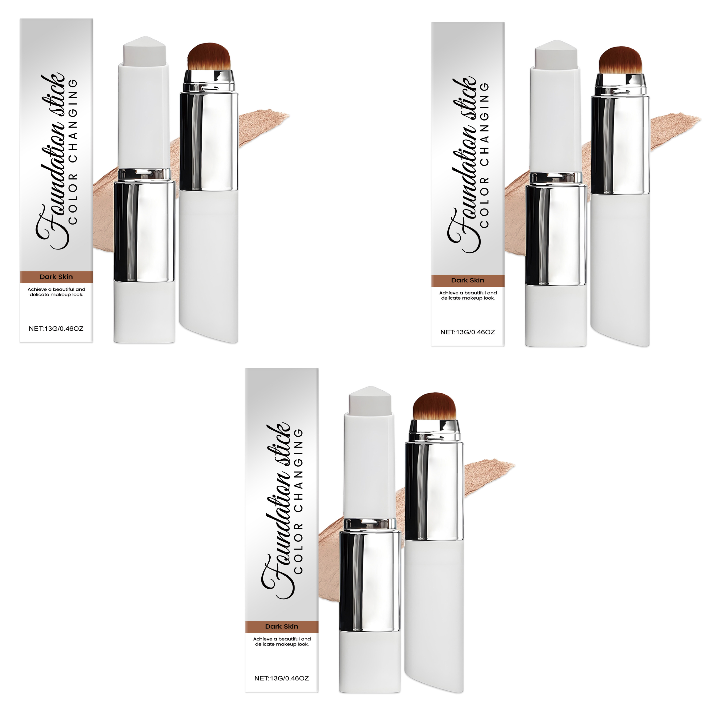 CompactFoundation: Compact Color Changing Full Coverage Foundation Cream Stick