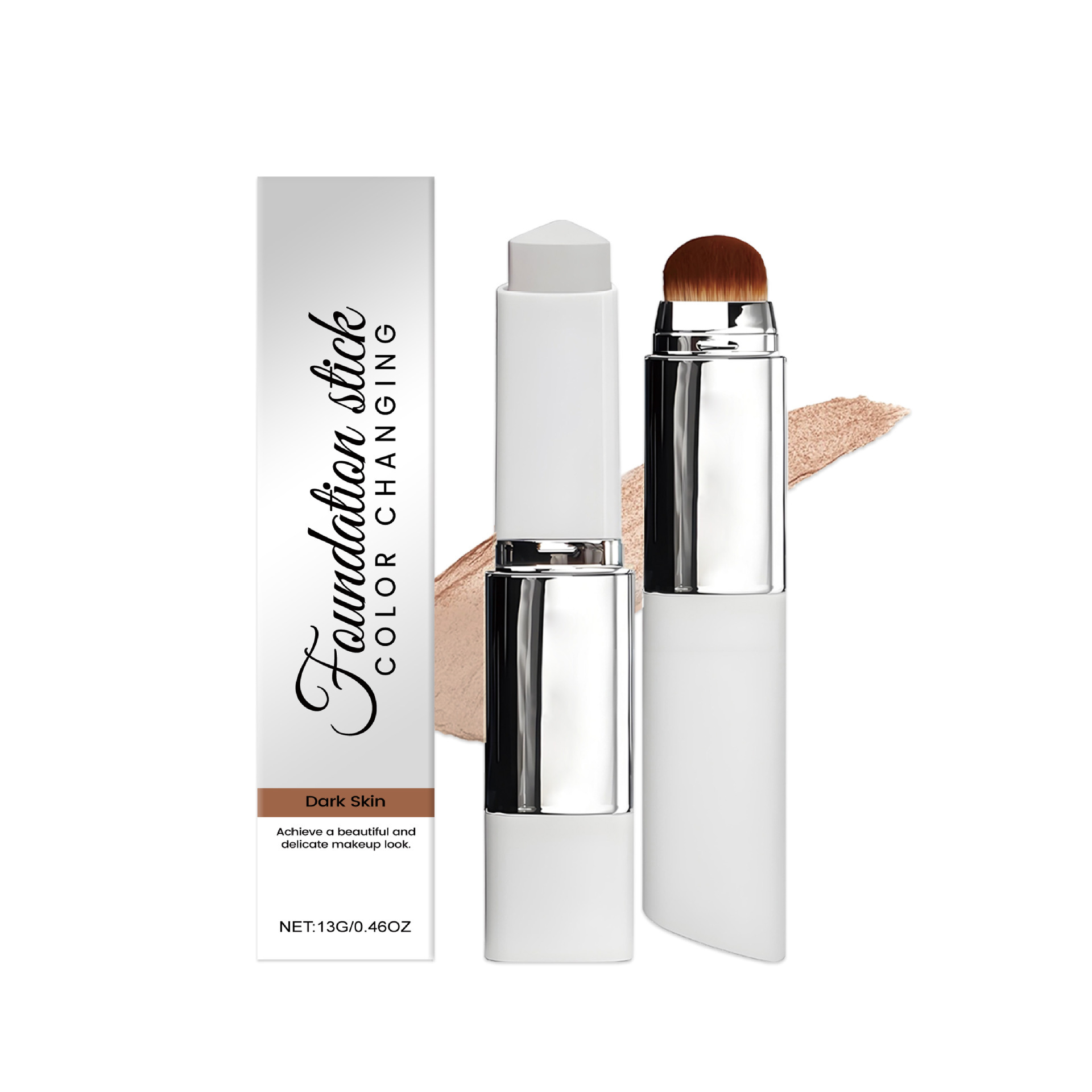 CompactFoundation: Compact Color Changing Full Coverage Foundation Cream Stick