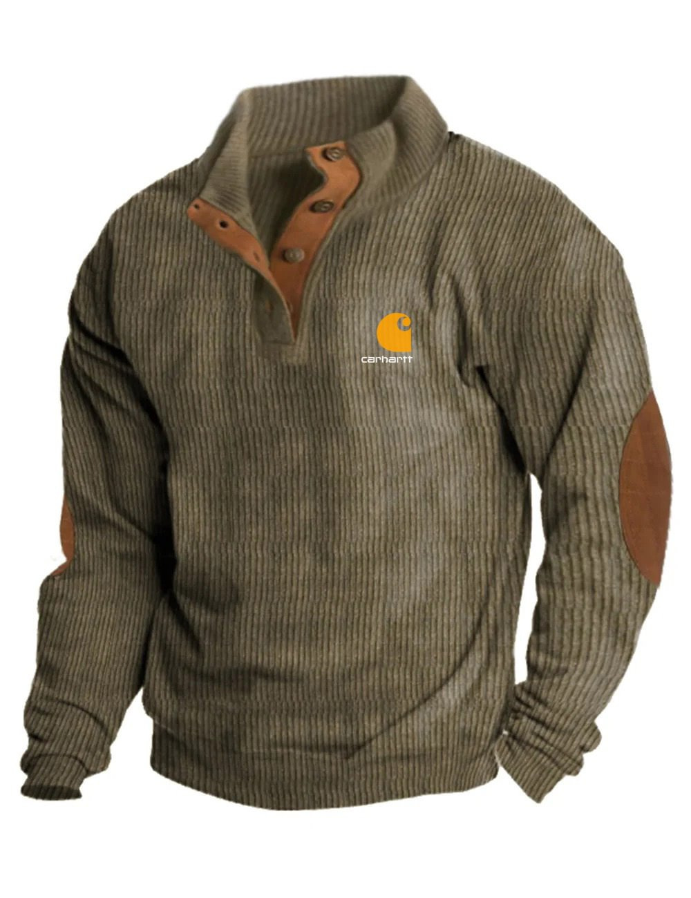 Icone™ CorduroySweatshirt: Casual Long-Sleeved Corduroy Sweatshirt
