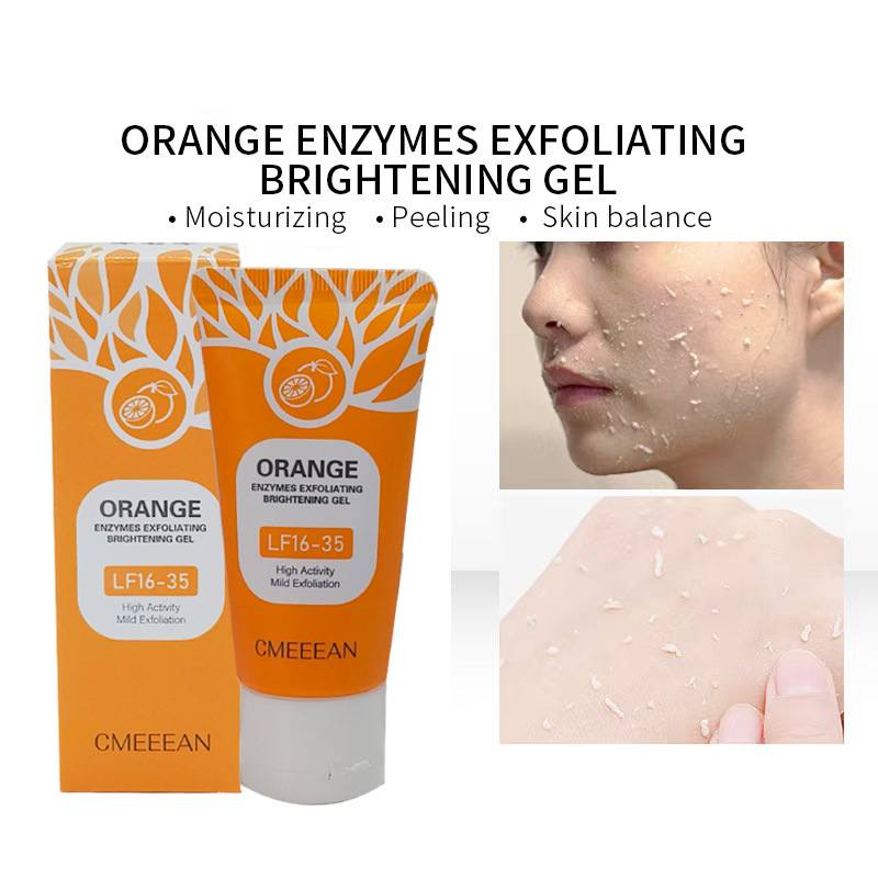 ExfoliatingGel 1+1 FREE: Orange Exfoliating Gel Gentle Dead Skin Remover