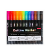 DoubleMarker - Colorful And Metalic Double Line Pen Markers
