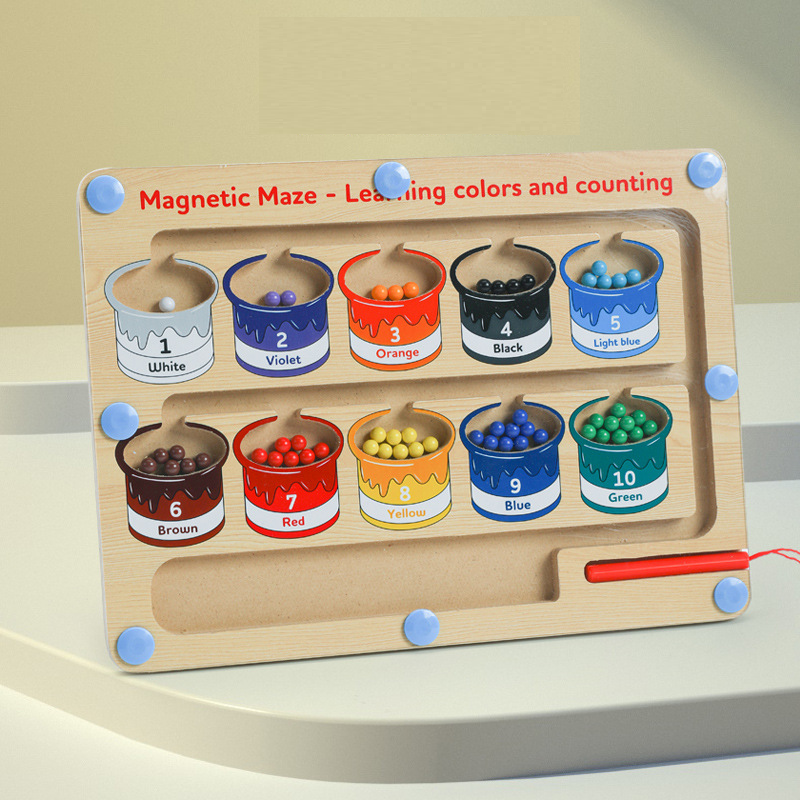 Kletshuts™ MagneticMaze - Color and Number Maze Toy