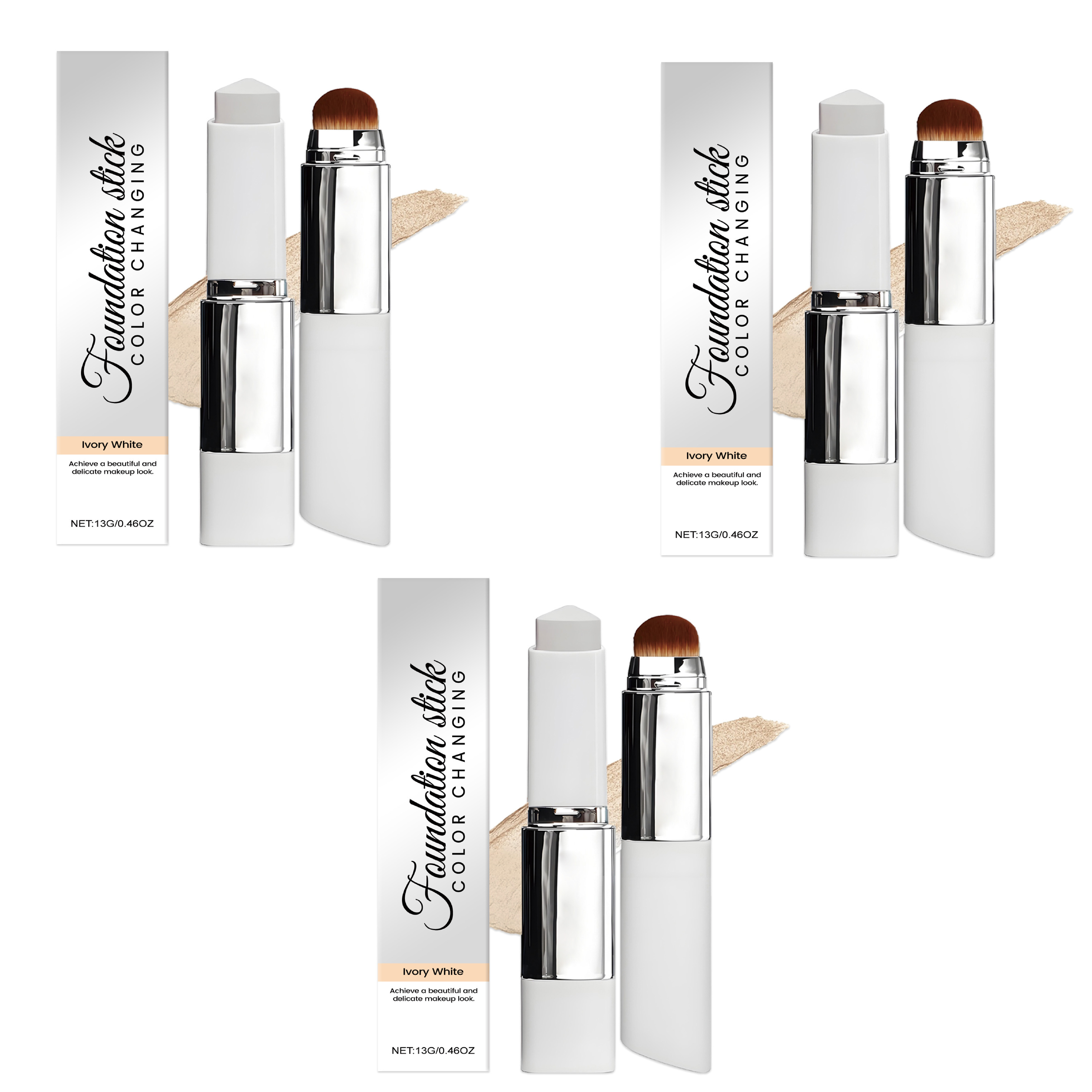 CompactFoundation: Compact Color Changing Full Coverage Foundation Cream Stick