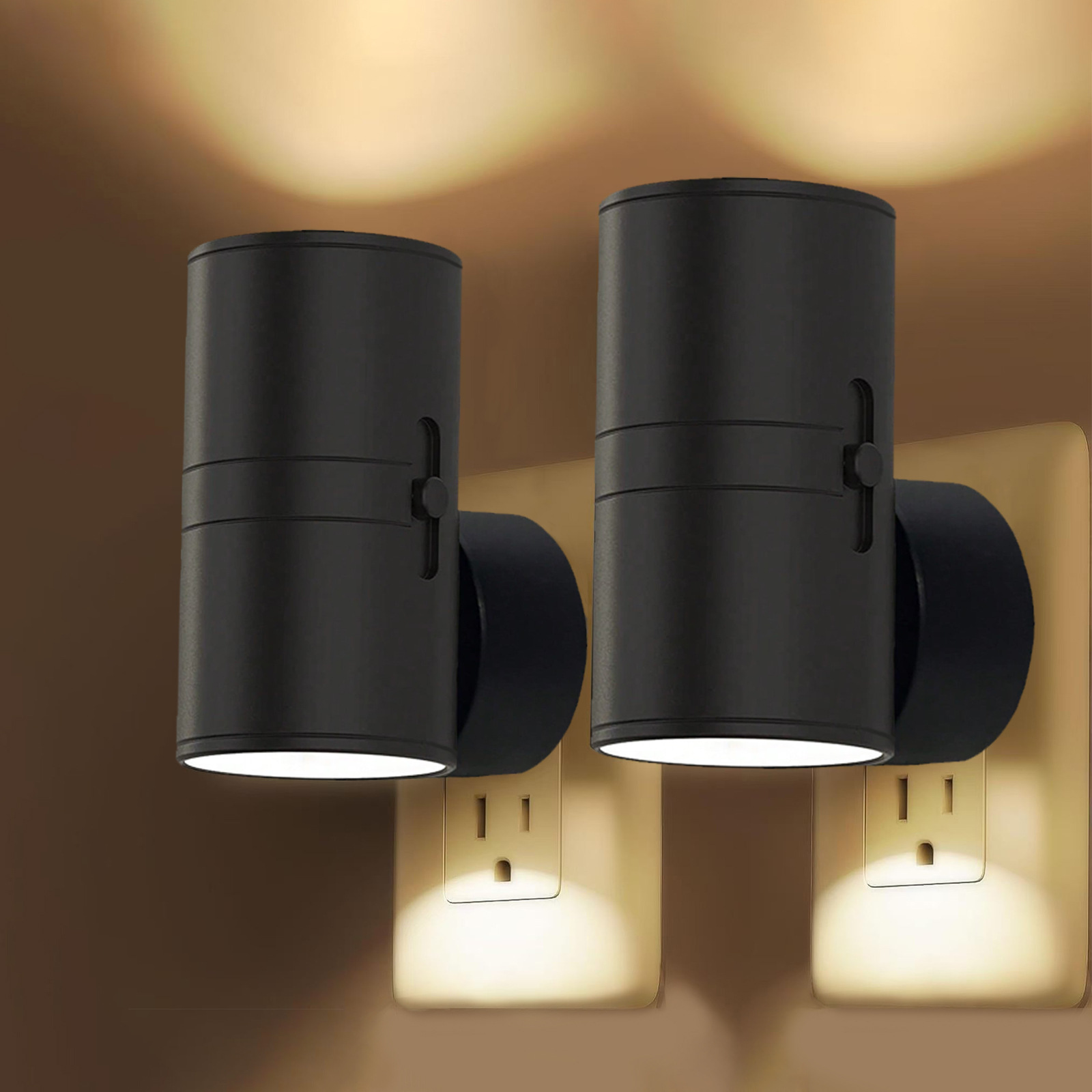 Ledsen™ NightLight: Modern Portable Dimmable Plug-In Night Light