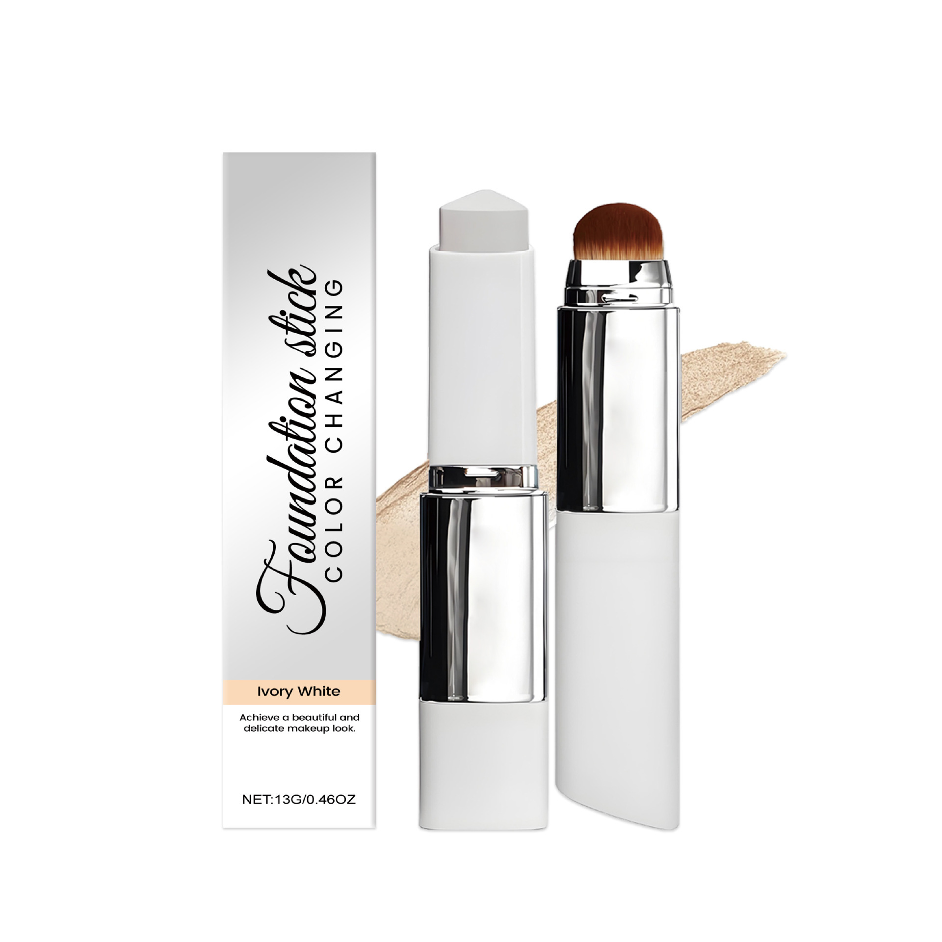CompactFoundation: Compact Color Changing Full Coverage Foundation Cream Stick