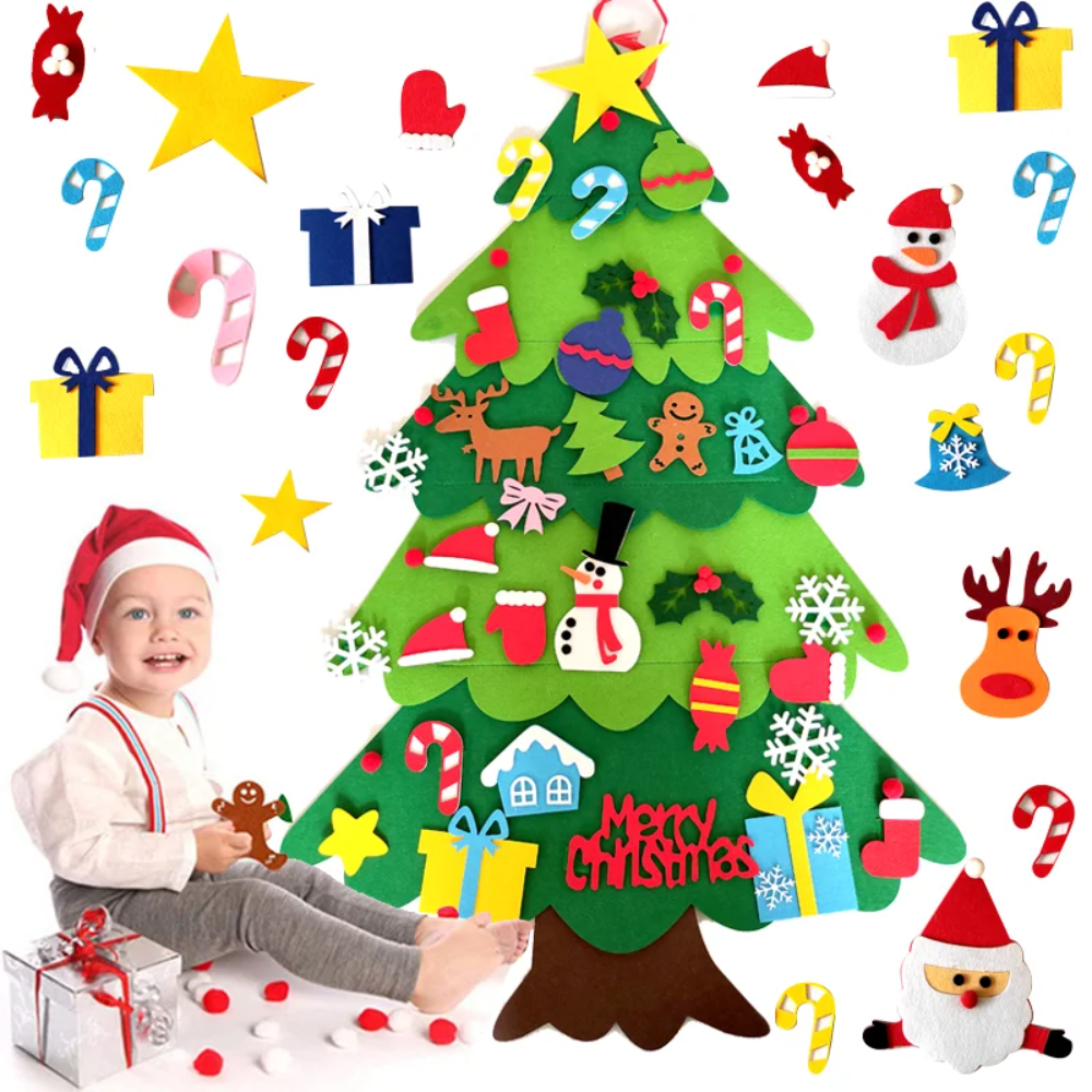Kletshuts™ Kersten: Wonderful Fun Interactive Felt Christmas Tree