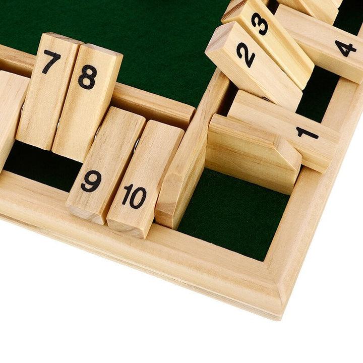 Kletshuts™ Woodys - Fun Interactive Family Shut The Box Board Game