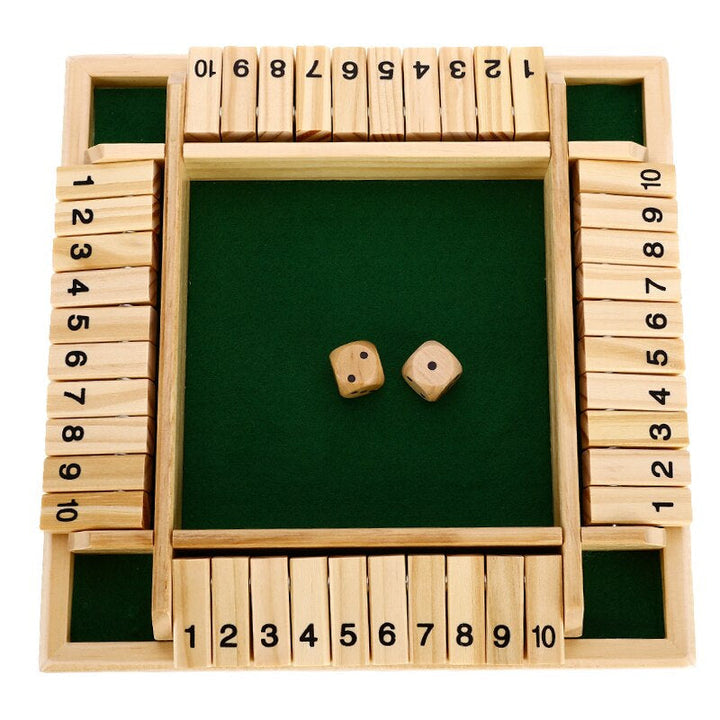 Kletshuts™ Woodys - Fun Interactive Family Shut The Box Board Game