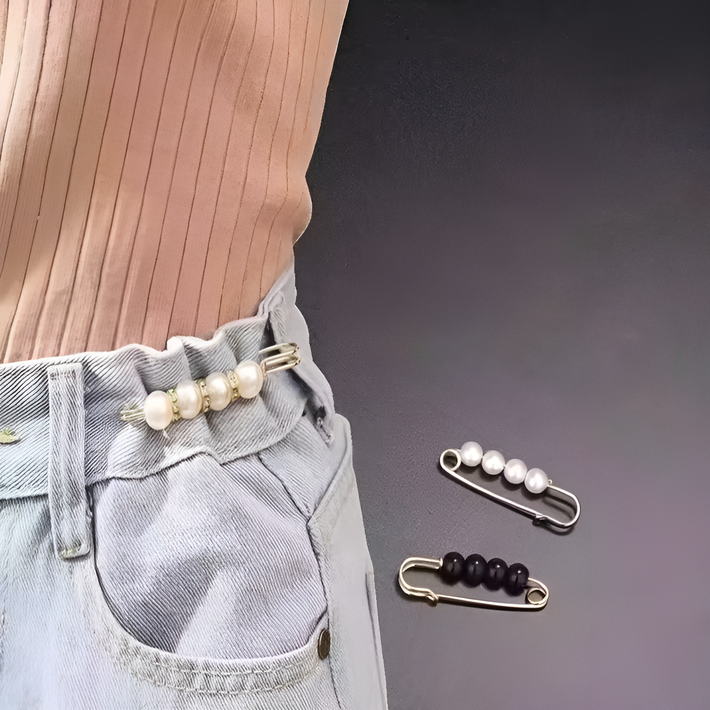 Jewelance™ BroochPin 1+1 FREE: Elegant Stylish Pearl Safety Pin Brooches Set