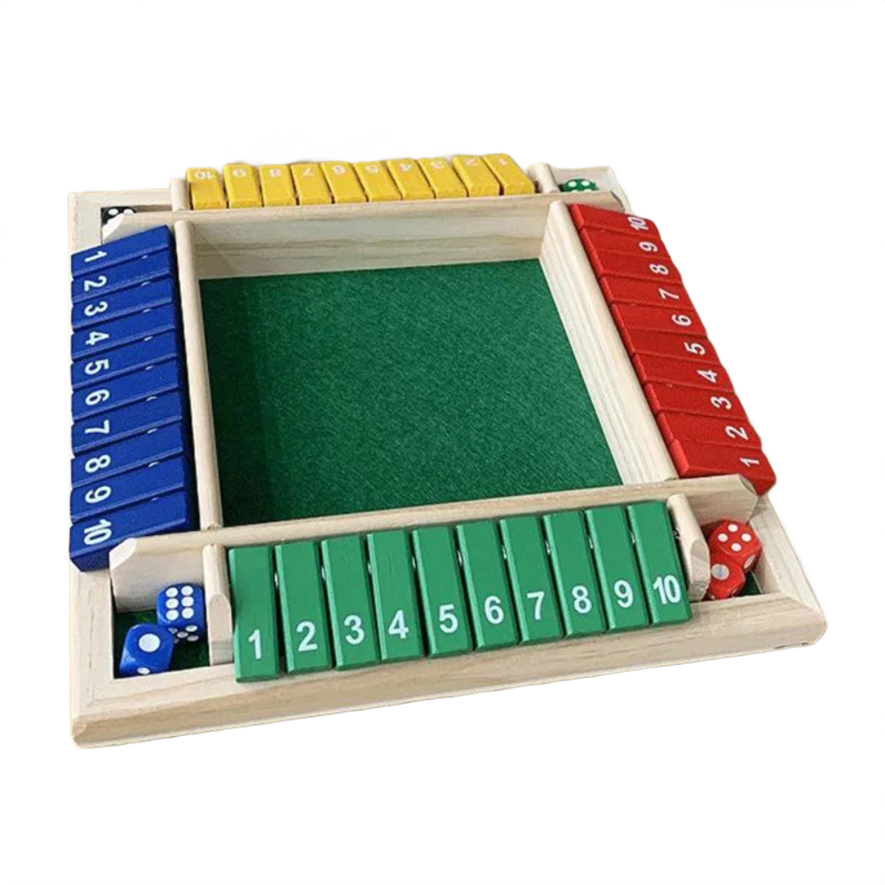 Kletshuts™ Woodys - Fun Interactive Family Shut The Box Board Game