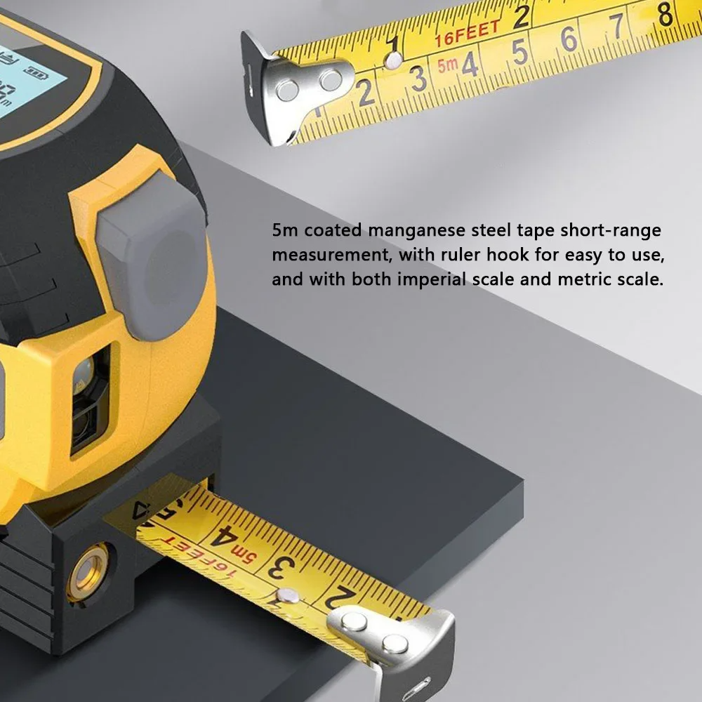 InfralaserTape - 3-In-1 Infrared Laser Tape Measure