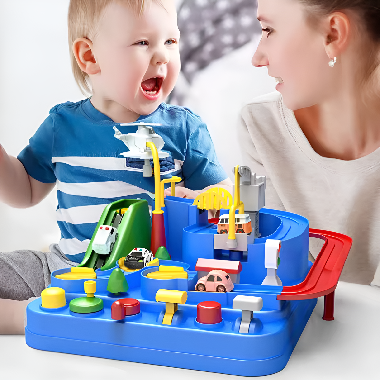 Kletshuts™ AdventureTrack: Interactive Educational Car Adventure Track