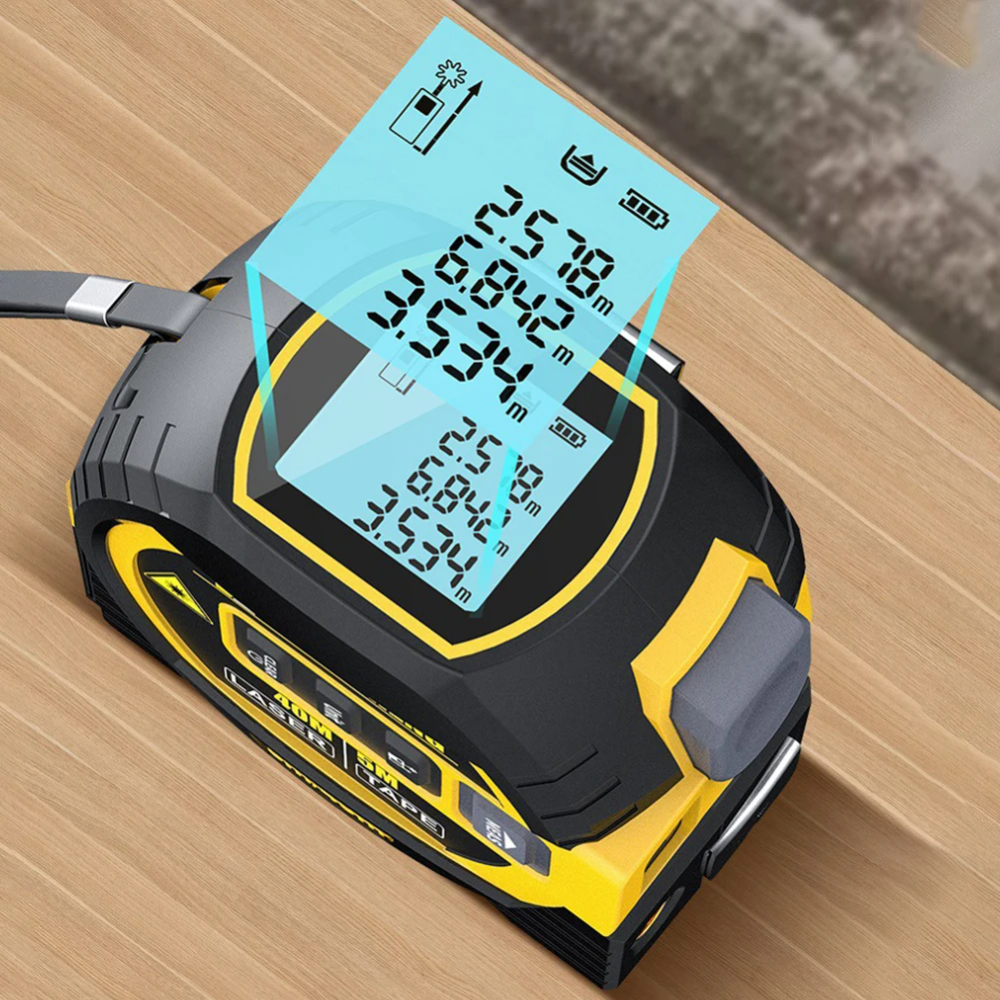 InfralaserTape - 3-In-1 Infrared Laser Tape Measure