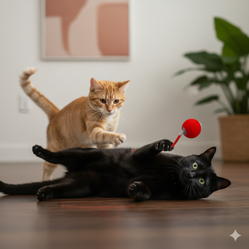 Catfri® CatBall: Automatic Interactive Fun Cat Chasing Ball