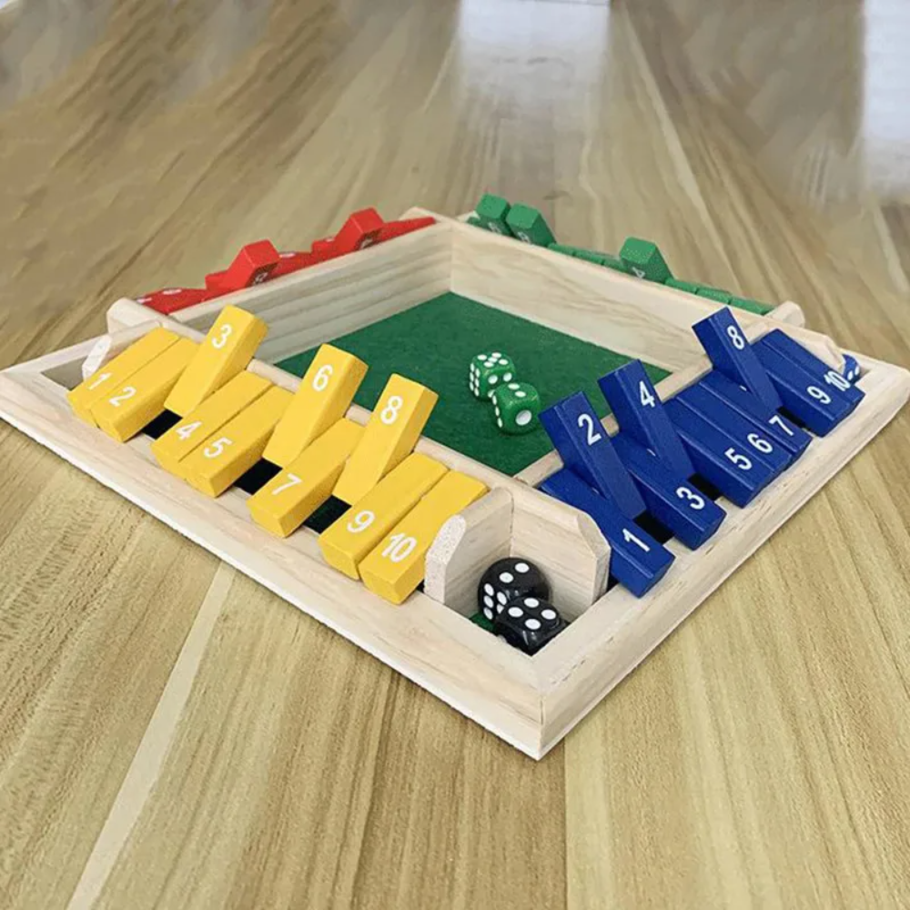 Kletshuts™ Woodys - Fun Interactive Family Shut The Box Board Game