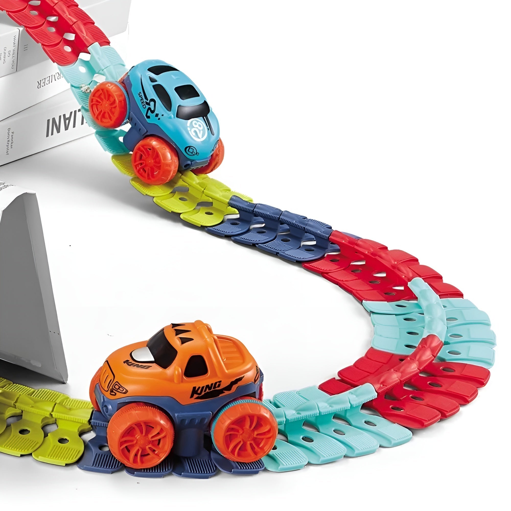 Kletshuts™ RaceTrack: Educational Fun Creative Flexible Race Car Track