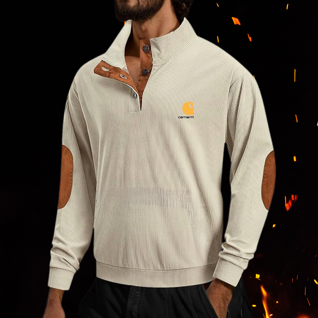 Icone™ CorduroySweatshirt: Casual Long-Sleeved Corduroy Sweatshirt