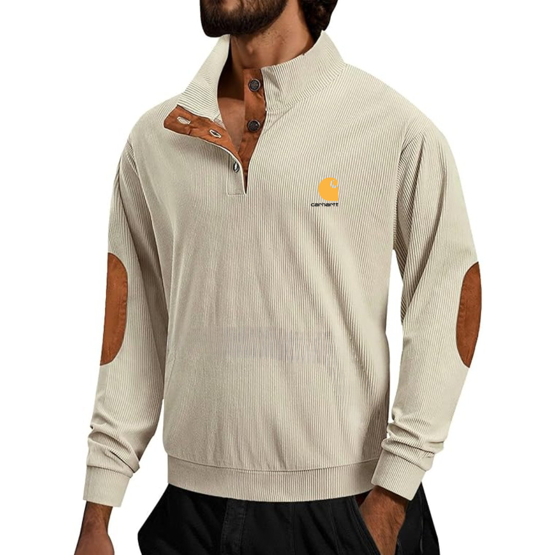 Icone™ CorduroySweatshirt: Casual Long-Sleeved Corduroy Sweatshirt