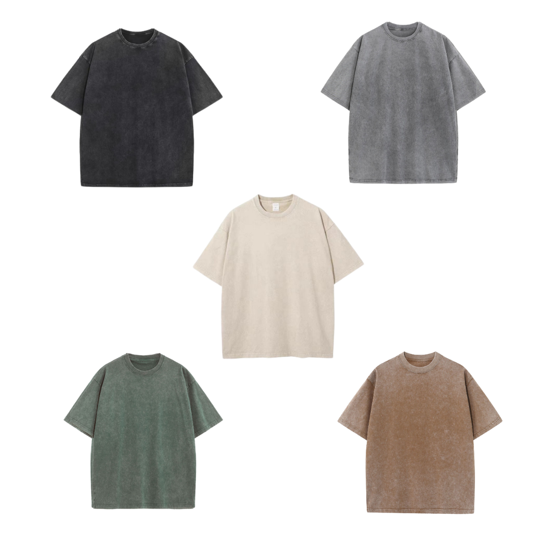 Icone™ ComfortShirt 1+1 FREE: Premium Comfortable Loose Fit Washed T-Shirt