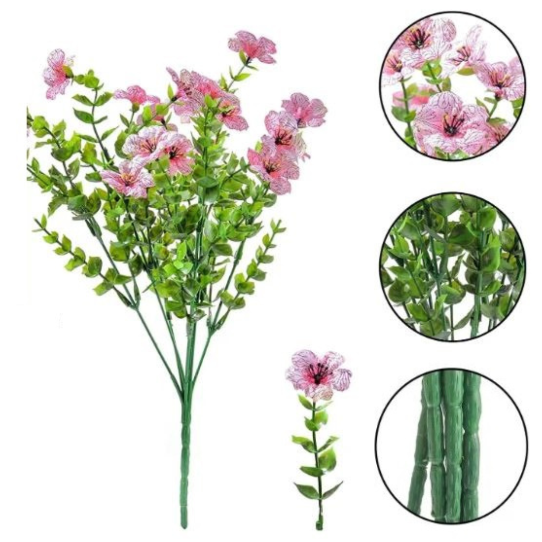 Globetrek° ArtificialFlowers 1+1 FREE: Outdoor and Indoor Artificial Flower Plants