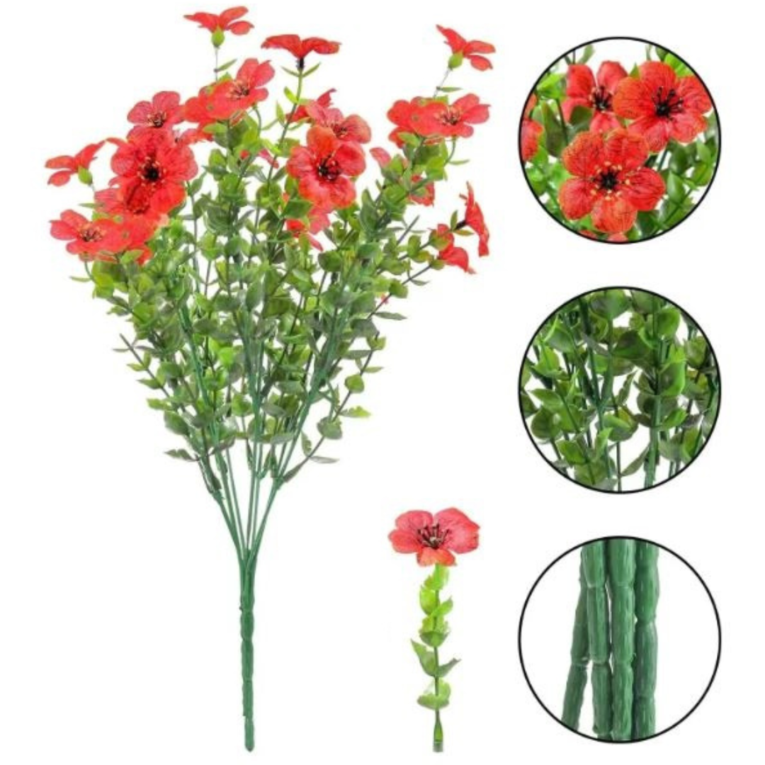 Globetrek° ArtificialFlowers 1+1 FREE: Outdoor and Indoor Artificial Flower Plants