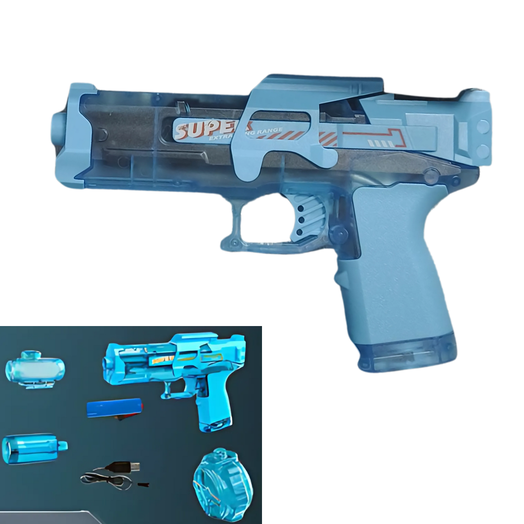 Kletshuts™ WaterGun: Long Range Shooting Electric Water Gun