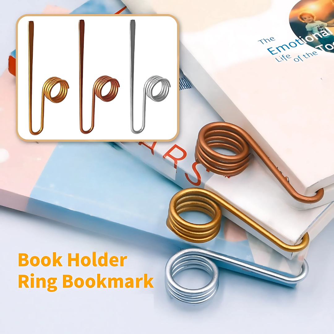 GlideHold® BookHolder: Secure Grip Comfortable Bookmark And Book Holder