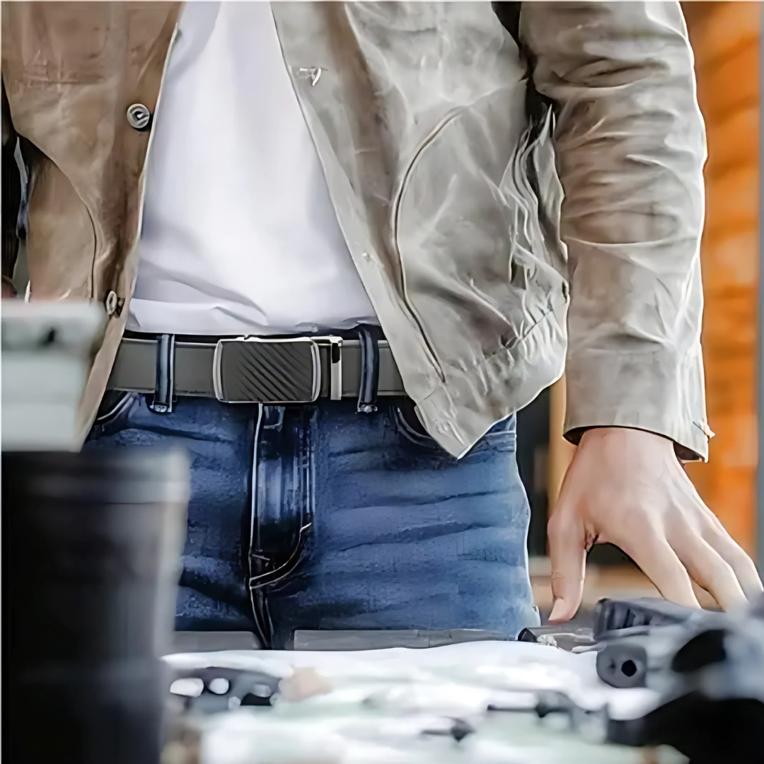 Icone™ ClassicBelt 1+1 FREE: Comfortable Classic Adjustable Buckle Belt For Men