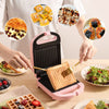 Globetrek° SandwichMaker: Mini Electric Breakfast Toaster And Sandwich Maker