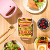 Globetrek° SandwichMaker: Mini Electric Breakfast Toaster And Sandwich Maker