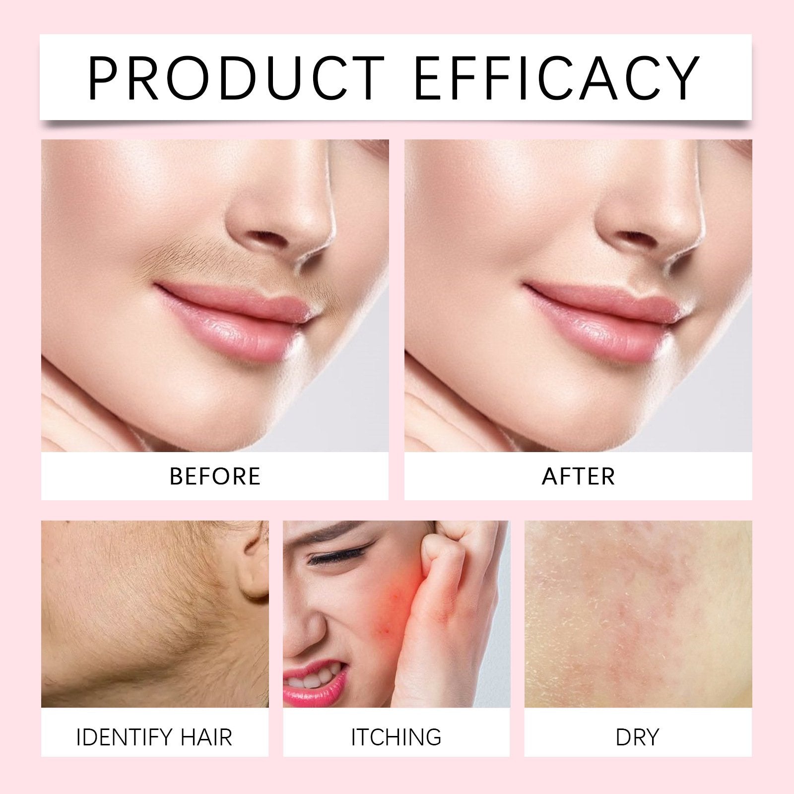 HairIdentifier 1+1 FREE: Easy To Use Facial Hair Identifier Spray With Razors