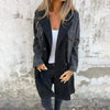 Icone™ LongCoat: Mid-Length Trench Coat With Stylish Collar And Pockets