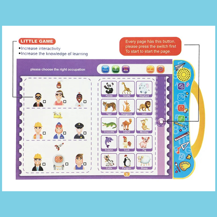 Kletshuts™ TalkBook: Interactive Learning Talking Book