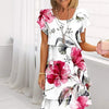 Icone™ SpringDress: Women's Spring Floral Cascade Elegant Dress