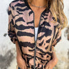 Icone™ ZebraJacket: Elegant Stylish Zebra Patterned Jacket
