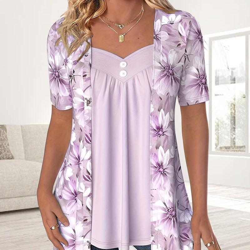 Icone™ FloralTop: Women's Loose And Comfortable Stylish Floral Top