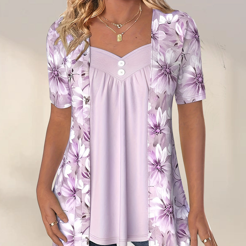 Icone™ FloralTop: Women's Loose And Comfortable Stylish Floral Top
