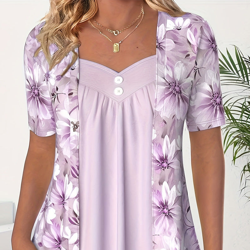 Icone™ FloralTop: Women's Loose And Comfortable Stylish Floral Top