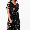 Icone™ FlowyDress: Double Layered V-Neck Flowy Maxi Dress