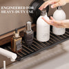 GlideHold® BathroomRack™: Modern Suction Bathroom Rack With U-Groove Design