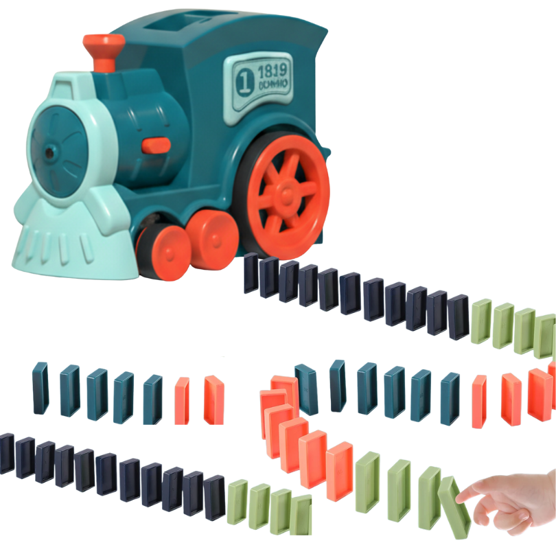 Kletshuts™ DominoTrain - Automatic Domino Laying Train Set