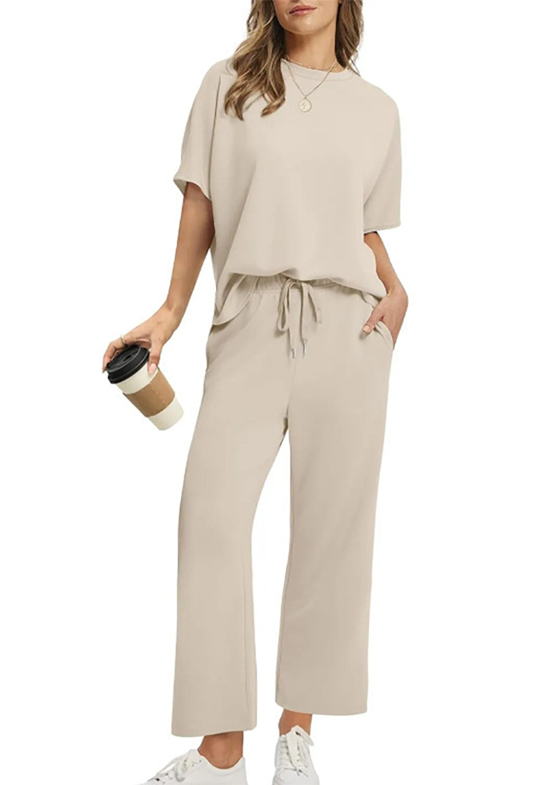 Icone™ ComfortSet: Casual Two-Piece Wide-Leg Comfortable Set